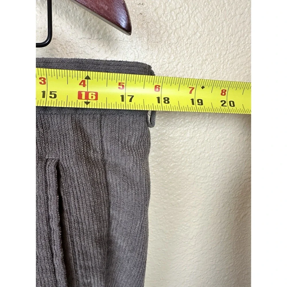 St. Croix Men's Pleated  Textured Wool Blend Pants 34x32 Straight Cuff Leg Brown